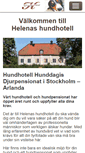 Mobile Screenshot of helenashundhotell.se